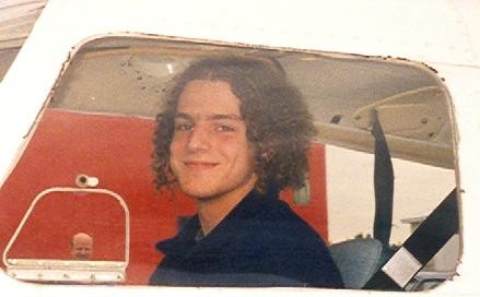 Ben Orlowski in Cherokke GNIC after the completion of his First Solo Flight.  Langley Flying School.